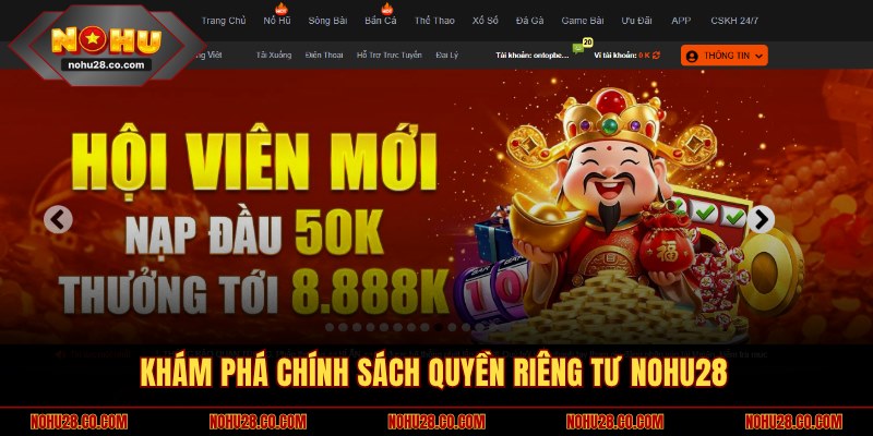 Quyền Riêng Tư NOHU28 1 Khám phá chính sách quyền riêng tư NOHU28