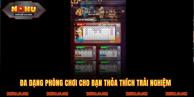 Cách Chơi Rồng Hổ Online Chuẩn Cho Tân Thủ Tại NOHU28 2 Phòng chơi đa dạng cho mọi cấp độ trải nghiệm